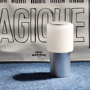 오르미 할로램프 인더스트리얼 레트로 LED 무선 단스탠드 조명 ORMHL22(메탈실버)