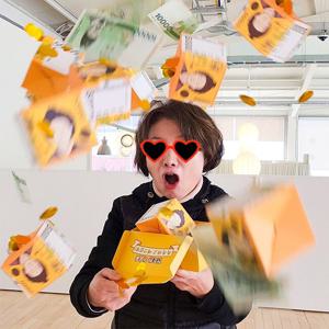 반전 용돈 폭죽 (180x100x78mm) / 결혼 생일 환갑 축하 기념 이벤트   돈봉투 최신제조 당일배송