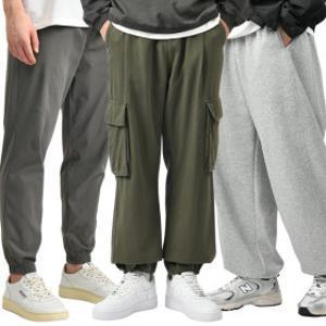 (20%쿠폰) 28~42 겨울 남자 조거팬츠/카고/기모/빅사이즈/트레이닝/바지/스판/와이드/밴딩/옷/츄리닝 행사