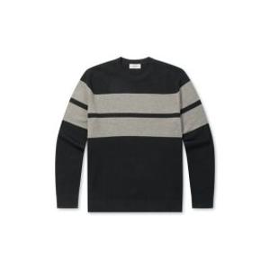 코오롱 브렌우드 빅블록 워셔블 라운드넥 스웨터 BRWAA25161GYD