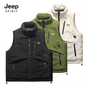 지프스피릿 남녀공용 가을겨울 트렌디 아우터 무슬리브 워크웨어 베스트 QZ-M2513