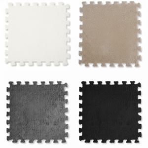 겨울 따뜻한 기모 퍼즐 매트 10장 세트 30X 30cm 층간 소음 거실 쿠션 러그 카페트 베란다 반려동물