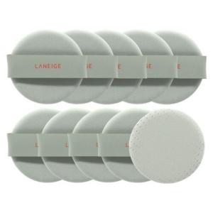라네즈 네오 쿠션 파운데이션 메이크업 팩트 화장 퍼프 민트 10매 파운데이션 낭비 없이 깔끔하게
