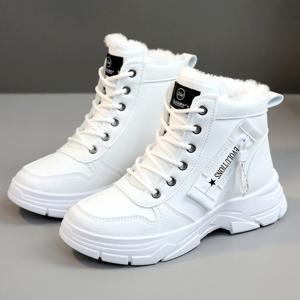 방한부츠 스노우부츠 겨울 보온신발 발목부츠 통굽 숏 앵글 방한 여성용 두꺼운 밑창 따뜻한