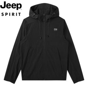 지프 JEEP SPIRIT 봄여름 남여공용 래쉬가드 아웃도어 후드 라이더 트렌치 UPF50점퍼 JP48692