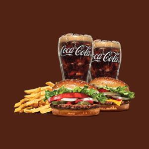 (버거킹) 와퍼주니어+치즈와퍼주니어+콜라R+콜라R+프렌치프라이L