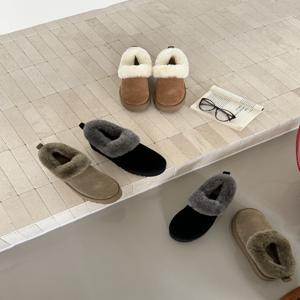 어 그 니타 플랫폼 양털 슬리퍼 U G G Nita 하이 플랫폼 슬리퍼