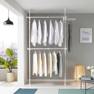 튼튼한 원룸 2단 행거 EO-202G 자취방 옷걸이 수납