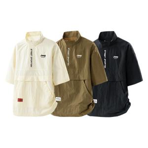 지프스피릿 JEEP SPIRIT 남자 반팔아노락 5부 여름 빅사이즈 소프트 반팔티 티셔츠 8805