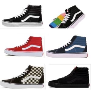 반 스 코어클래식 SK8 스케이트 하이 스니커즈 블랙 남자 여자 운동화 신발 VN000D5IB8C