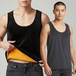 2중발열 남자 기모 나시 겨울 보온 내의 런닝 남성 방한 민소매 이너웨어 따뜻한 나시티 내복 IM14