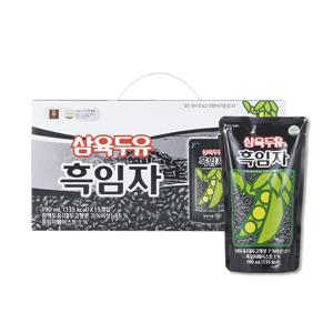 삼육두유 흑임자 두유 파우치 190ml 20개 흑임자의 고소한 맛