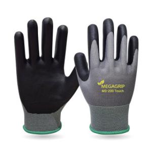 메가그립 MS-200 터치 10켤레 사계절용 NBR 코팅 작업용 장갑 등산 낚시 자전거 반코팅 +