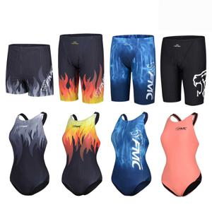 헤스트 X FMC Collaboration 남자 여자 실내수영복 3부 5부 사각 X-BACK 원피스수영복