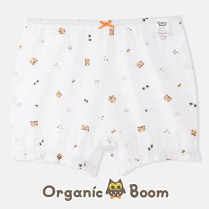 [2만 무배]착한 유기농 무형광 오가닉 호랭이 여아 사각 팬티