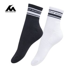 랩몬스터 국산 스포츠 중목양말 남성 여성 이중쿠션 양말 3켤레