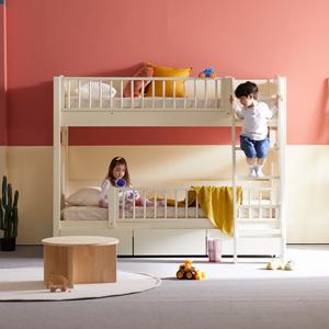 에보니아 클레망 원목 분리형 서랍형 이층침대 프레임SS가드제외