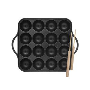 동우리빙 간식 메이커 후라이팬 _ 타코야끼팬 (16구) + 송곳2P