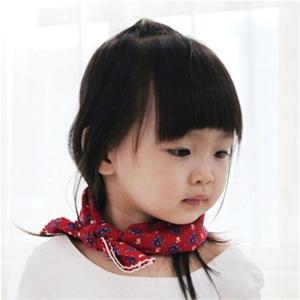 [우주아이]우주아이 도로시 레이스스카프 /아동스카프 /유아스카프