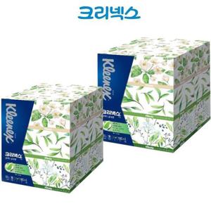 [땡큐온]크리넥스 클래식 미용각티슈 숲속향 180매 6입 x2팩
