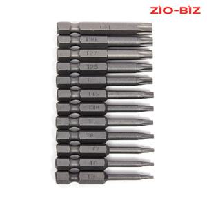 육각 별 드라이버 비트 50mm 12종 세트/전동드릴비트 복스 임팩