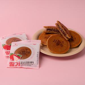 네니아 사랑해 딸기 찰보리 팬케익 600g (30g x 20개)