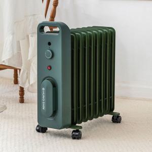 흥신 9핀 1200W 라디에이터 오르씨 ORRCY-12S(그린) 전기히터