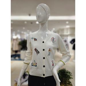 [포커스] 포커스 자수 골프 봄 가디건 FS4A7KC00370