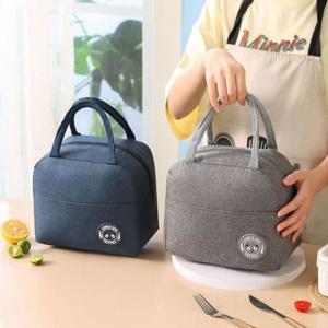 귀여운 판다 라벨 포인트 나들이백 보온보냉 런치백