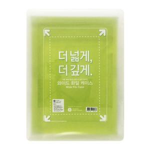문화 와이드 화일케이스L 대 A4 투명 F991-71