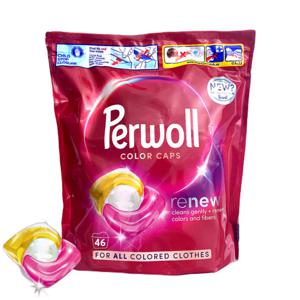 퍼울 퍼월 리뉴 기능성 세탁세제 캡슐세제 컬러 46개입