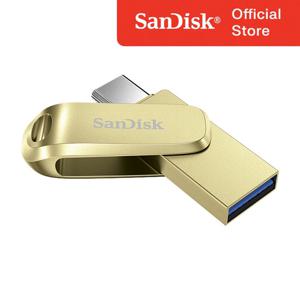 샌디스크 USB메모리 C타입 듀얼 유에스비 128GB 128기가 대용량 USB3.0지원 OTG 아이폰 호환 외장메모리 SDDDC4 골드