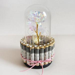 용돈 박스 이벤트 어버이날 선물 [홀로그램 장미 돈 무드등 부모님 플라워 현금 상자 결혼기념일 환갑]