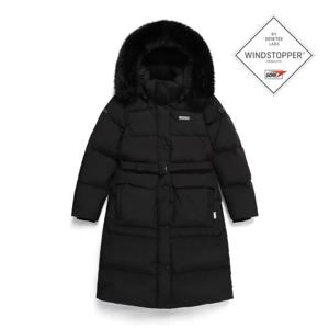 내셔널지오그래픽 N244WDW320 여성 아틀라스 윈드스토퍼 롱기장 구스 다운 점퍼 CARBON BLACK