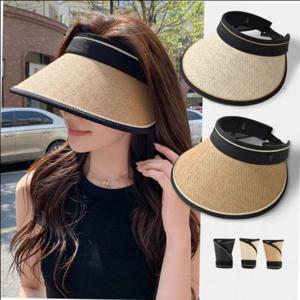 알티피아 밀짚라인 디테일 구성 돌돌이 썬캡 바캉스모