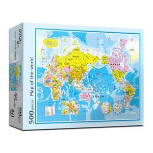 명화 풍경 직소퍼즐 500피스 세계지도 PL641