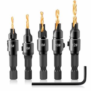 드릴비트세트 카운터 싱크 목공 스크류 작업 전동공구