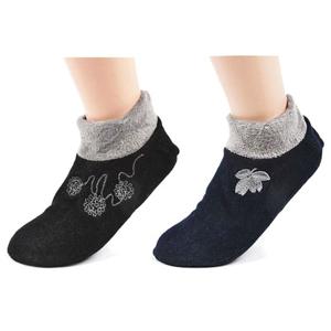 자수 기모 덧신 양말 겨울 어린이집 덧버선 실내화