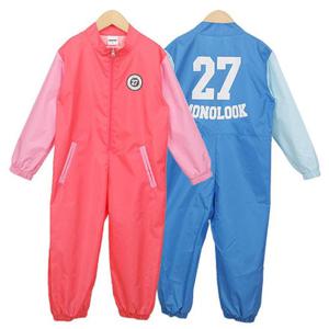 알맹 미술가운 AMKAG02 소매배색 유아미술의류 유아미술가운 방수가운 미술방수가운 어린이미술의상 어린이