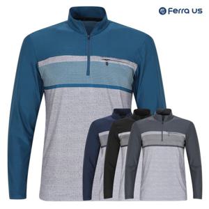 [페라어스]페라어스 남성 소프트 배색 반집업 등산셔츠 OCTS5PZ5