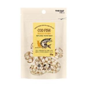 더캣 동결건조 대구큐브 20g