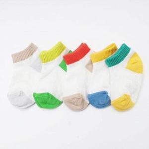유아아동 j크레용망사커즈 5족세트 남아여아 발목망사양말 아