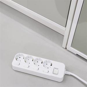 전원케이블 국산 케이텍 KS 개별 멀티탭 4구 16A 멀티 콘센트