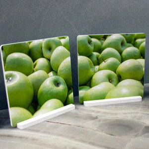 아트박스/꾸밈 pa936-스탠드액자2P_풍수싱그러운풋사과