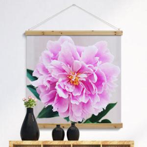 아트박스/꾸밈 ps395-우드스크롤_90CmX90Cm-그림같은풍수작약꽃