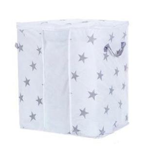 이불 보관백 가세로 별모양 손잡이 다용도 옷 정리함