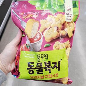 풀무원 동물복지 오리지널 치킨 너겟 550g 800378