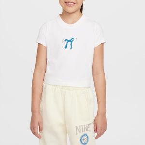 나이키키즈반팔티 SQJ HQ2344-100 스포츠웨어 주니어 (여아) 티셔츠
