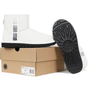 [정품] 어그 UGG 여성 클래식 미니 사이드 로고 II 양털 부츠 (1133490-UMWH)