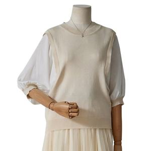 [포커스]소매배색 여름 니트_FM5C3KT3139